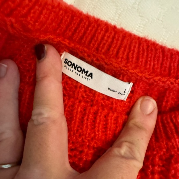 NWT Orangish Reddish Sweater - Picture 4 of 8